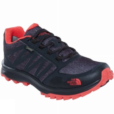 The North Face Womens Litewave Fastpack GTX Shoe TNF Phantom Grey Heather Print/Cayenne Red The North Face Womens Litewave Fastpack GTX Shoe TNF Phantom Grey Heather Print/Cayenne Red